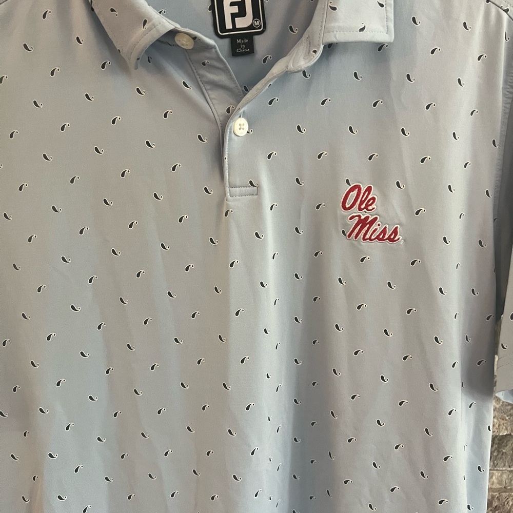 FootJoy Blue Polo Shirt with Classic Design